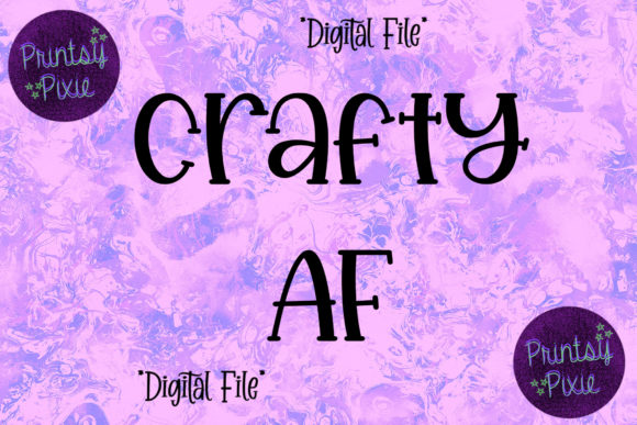 Crafy AF: Modern Graphics for Crafts & Web