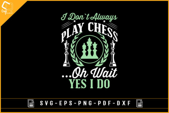 Funny Chess Graphics for Crafts & Branding