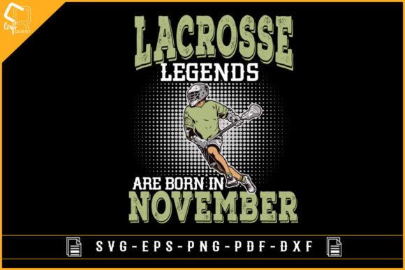 Lacrosse Legends Graphics for Crafts Branding