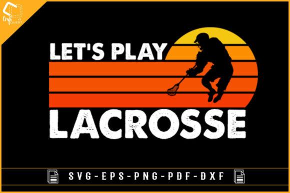 Lacrosse Vintage Graphics for Crafts