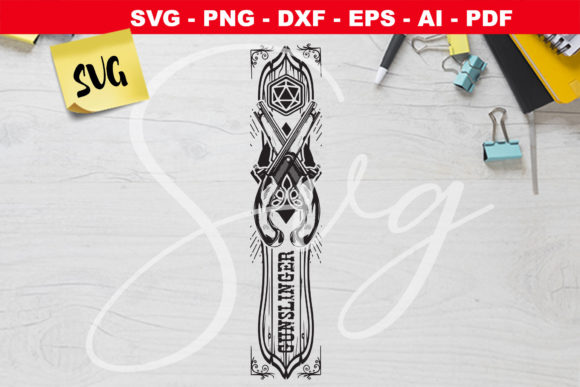 RPG Gunslinger: Graphics for Crafts & Web