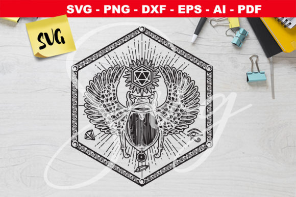 RPG Sorcerer SVG: Mystical Graphics for Crafts