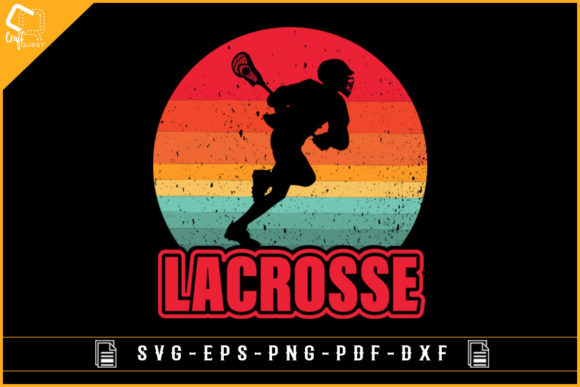 Vintage Lacrosse Graphics for Crafts